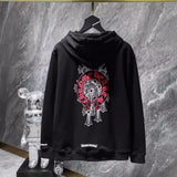 Chh Chrome Hearts Hoodie Horseshoe LOGO Phantom Zip Cardigan Jacket Sweater