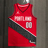 NBA Jerseys Trailblazer, Red (JORDAN model) No. 00, Anthony