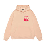 Amiri hoodie red letter bevel letterprinting