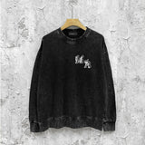 Amiri washed sweatshirt MA printed washed old