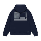 Amiri hoodie tv channel shape printing