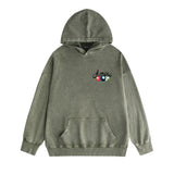 Amiri washed hoodie billiard cue washed distressed printing