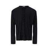 Men long sleeved shirt retro bottom shirt short silm deconstructed men's style