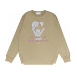 Amiri long sleeve shirts tongue printing