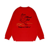 Amiri long sleeve shirts billiard sketch printing