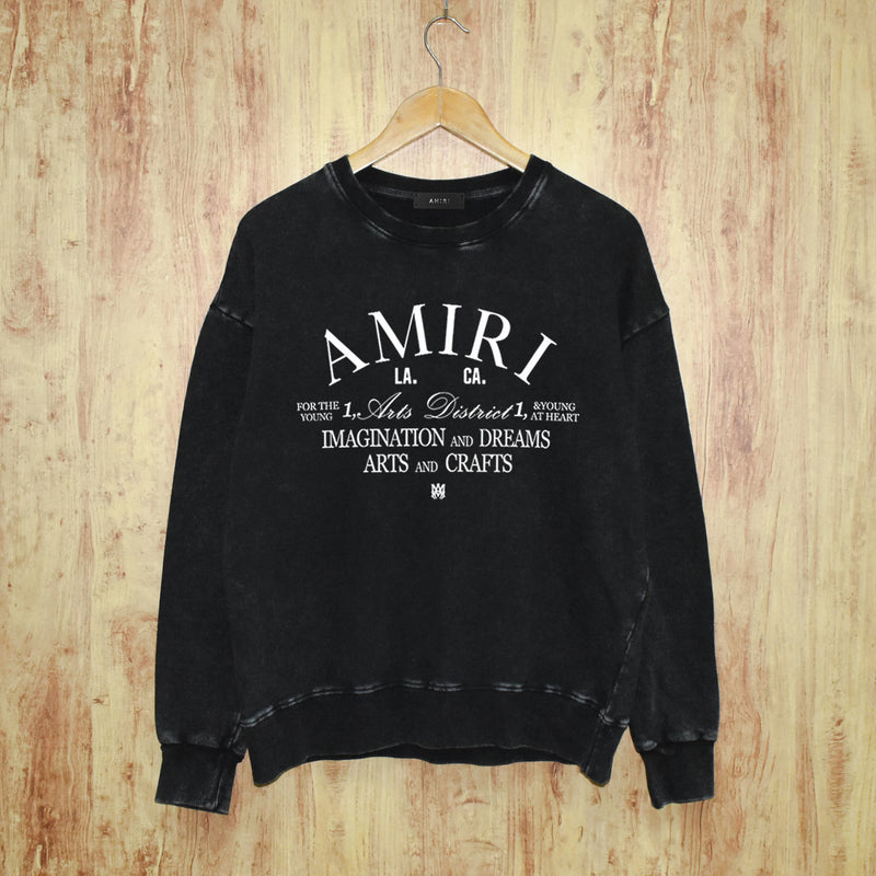 Amiri washed sweatshirt little spider la&ca printing