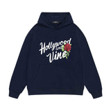 Amiri hoodie hollywood rose printing