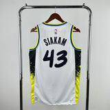 NBA Jerseys Season 25, Pacers, City Edition No. 43, Sylkham