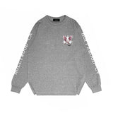 Amiri long sleeve shirts flying eagle medal printing