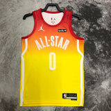 NBA Jerseys 23 season, All-Star, Yellow 0, Tatum