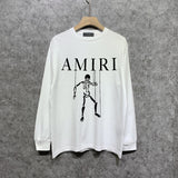 Amiri long sleeve shirts skull puppet printing