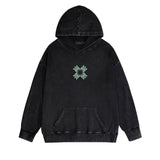 Amiri washed hoodie xiaojian letter group washed and distressed printing