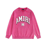 Amiri washed sweatshirt spider projection print washed old