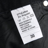 Mens Fashion Jeans White stripes 5725#