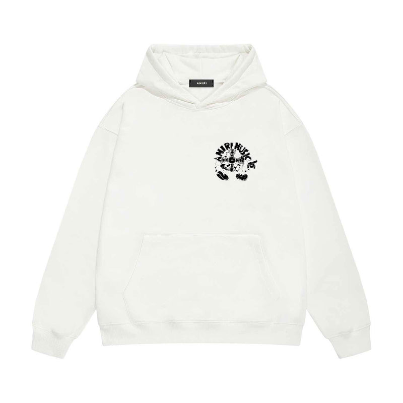 Amiri hoodie note fan print