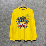 Amiri long sleeve shirts cartoon starfish printing