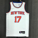 NBA Jerseys 75th Anniversary, Knicks, White No. 17, Jeremy Lin