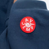 C.e. sweatshirt - spring/autumn c.e. embroidered letter button stand collar crew neck pullover hoodie - wholesale