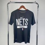 NBA Jerseys 23 Nets, Black, Training Quick Dry T-Shirt Short Sleeve