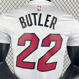 NBA Jerseys Heat, White No. 22, Butler, Quick Dry Short Sleeves