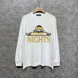 Amiri long sleeve shirts earth letter printing