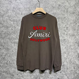 Amiri long sleeve shirts hollywood club printing