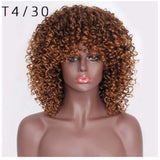 Women's Wigs Short Curly Afro Synthetic Wig