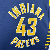 NBA Jerseys 23 season, Pacers, away, navy 43, Hillcam
