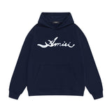 Amiri hoodie smoke letter printing