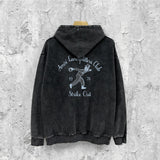 Amiri washed hoodie AMIRI large washed old print