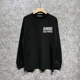 Amiri long sleeve shirts wolf music hand print