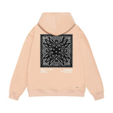 Amiri hoodie simple logo square sleeve print