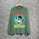 Amiri long sleeve shirts with gray wolf print