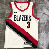 NBA Jerseys Season 21, Blazers, Home, White No. 3, McCollum