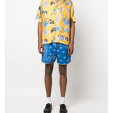 Rhude Shorts Micro-standard Ethnic Cashew Cashew Casual Quick-Drying Shorts