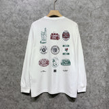 Amiri long sleeve shirts medal set printing