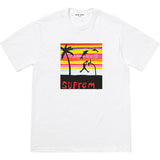 Men T-shirts 21SS Dunk Tee Flying Dunk Slam Dunk Seaside Coconut Rainbow Loose Short Sleeve Crew Neck