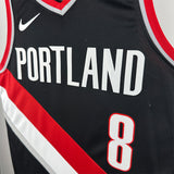 NBA Jerseys 23 season, Trail Blazers, away, Black 8, Averdia