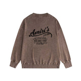Amiri washed sweatshirt California limited bone fracture print washed and old