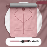 Yoga Mat TPE Yoga Mat Shock Absorption Soundproof Shock-proof Non-slip Fitness Home Sports Yoga Mat
