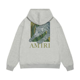 Amiri hoodie black panther print