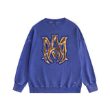 Amiri washed sweatshirt splashed paint bone print washed old