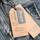 Mens Fashion Jeans Patchwork wide-leg pants 5713#