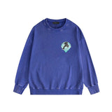 Amiri washed sweatshirt panther print washed old