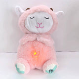 Plush Toys Glow Music Plush Toys Otter Koala Bear Doll Kapibara Breathing Bear Doll
