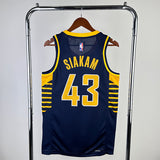 NBA Jerseys 23 season, Pacers, away, navy 43, Hillcam