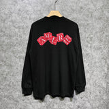 Amiri long sleeve shirts red dice printing