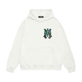 Amiri hoodie waist flower camouflage letterprinting
