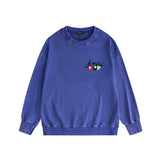 Amiri washed sweatshirt billiard cue printing washed and distressed