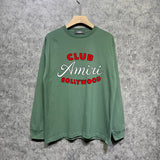 Amiri long sleeve shirts hollywood club printing
